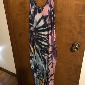 Brightly Twisted tie-dye sundress
